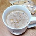 ＊なぁ＊'s cooksnap of when they made 完熟バナナINほろ苦♡バナナカフェオレ♡.