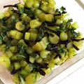 kinako10's cooksnap of when they made 大根の葉っぱ漬物？.