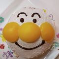 tatsumichi's cooksnap of when they made 簡単デコ★アンパンマン・バースデーケーキ.