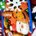 クック3Z9TF0☆'s cooksnap of when they made Happyお弁当**サンタ＆トナカイ**.