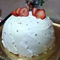 ひろちゃん☆ママ's cooksnap of when they made クリスマス❤いちごのデコレーションケーキ.