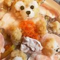 きらきらママ's cooksnap of when they made 大根おろしアート★ ダッフィー鍋♪.