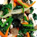 ゆっかりー◎'s cooksnap of when they made ほうれん草とヤーコンのナムル風サラダ.