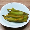 NAOばあさん's cooksnap of when they made フキの煮物風☆セロリの煮物☆.