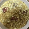 かおり♡♡♡'s cooksnap of when they made 豆腐カルボナーラ.