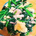 クック4Y1OEL☆'s cooksnap of when they made ほうれん草とツナ卵のマヨ炒め.