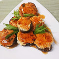 ティモ333's cooksnap of when they made 原木しいたけの肉詰め～あっさりあんかけ～.