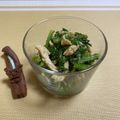ダッ吉's cooksnap of when they made 韓国料理ー春菊と鶏肉のごま和え.
