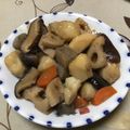 明日の風☆'s cooksnap of when they made 筑前煮風☆里芋ニンジン蓮根椎茸の煮物.
