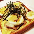 ダッフィーニーうに's cooksnap of when they made 簡単！焼き鳥缶で照り焼きチキントースト.