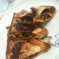 あやこ６１'s cooksnap of when they made 焼肉のタレ炒めきのこdeピザトースト♪.