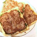 みなとのまんま's cooksnap of when they made ひき肉をのせた☆油揚げのパリパリ焼き.