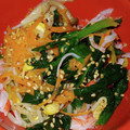 ブランシュkuu's cooksnap of when they made ほうれん草ともやしとカニカマのナムル.