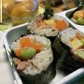 はーたんのおっかさん's cooksnap of when they made シーチキン巻き寿司.