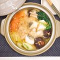 ぽんしゅラブ子's cooksnap of when they made タラや鶏肉で☆みぞれ鍋（雪見鍋）.