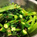 小麦☆'s cooksnap of when they made 小松菜とオクラのお浸し.