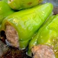 やよい・M's cooksnap of when they made シンプルで簡単☆煮ちゃうピーマンの肉詰め.