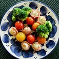 マルんちの丸顔's cooksnap of when they made ✾うずらの卵とミニトマトの串刺焼✾.