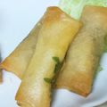 mielle's cooksnap of when they made ♡チーズ・長芋・大葉春巻き♡.