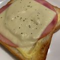 ひなコアラ's cooksnap of when they made 簡単！ハム＆マヨのチーズトースト.