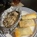 英国で日本食作る女's cooksnap of when they made アボカドチーズ春巻き.