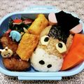 Nihongoya's cooksnap of when they made お正月に♪お馬さんのお弁当＊キャラ弁.