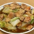 ねみねみ's cooksnap of when they made 鶏もも肉と白菜のオイスターソース炒め.