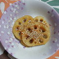 くネコまろす's cooksnap of when they made 厚切り蓮根の照り焼ききんぴら.