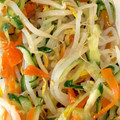 左官屋の奥さんです's cooksnap of when they made もやしときゅうりとカニカマの中華サラダ.