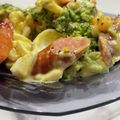 E吉☆'s cooksnap of when they made ブロッコリーとウインナーの卵マヨサラダ.