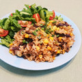 ともみん❤'s cooksnap of when they made 焼肉のたれで牛肉チャーハン★カフェ風簡単.