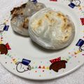 月の白玉's cooksnap of when they made 三個は食べちゃう♪おやき♪.