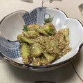 明日の風☆'s cooksnap of when they made 簡単あと一品＊ナスのごま和え.