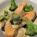 Bunnirella's cooksnap of when they made 妊婦飯♪鮭とブロッコリーの クリーム煮.