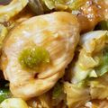 おちょぼっくる's cooksnap of when they made 簡単！鶏胸肉とキャベツでふっくら回鍋肉.