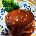 ♥️たかえ♥️'s cooksnap of when they made デミグラスソース☆煮込みハンバーグ☆.