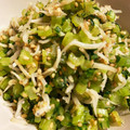 ☆★まりも☆★'s cooksnap of when they made 大根の葉としらすのゴマ油炒め.
