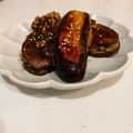hinamama❁'s cooksnap of when they made ポン酢でさっぱり♩ナスのひき肉はさみ焼き.