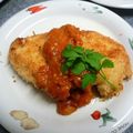 卯月のうさぎ２０１４'s cooksnap of when they made 鶏むね肉の簡単ミラノ風カツレツ♪.