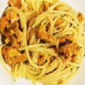 ねこのガストン's cooksnap of when they made うにのパスタ　ペペロンチーノ　.