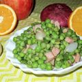 ladyoscar's cooksnap of when they made ハムとグリンピースの炒め物.