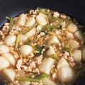クック5DHUHH☆'s cooksnap of when they made かぶの鶏そぼろあんかけ.