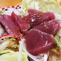 maruball's cooksnap of when they made 鰹のたたきの塩レモンマリネ.
