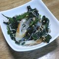 和☆2049's cooksnap of when they made おじゃことほうれん草のナムル.