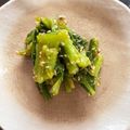 。かのこ。's cooksnap of when they made 節約上手!かぶの葉のごま和え.
