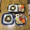 ゆいランラン's cooksnap of when they made 塩昆布でクリスマスリース☆お弁当☆.