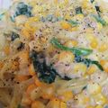 ことたに's cooksnap of when they made コーンスープの素でパスタ.