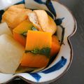 mxai's cooksnap of when they made 白だしにお任せ、かぼちゃと油揚げの煮物.
