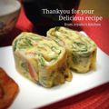 inyako's cooksnap of when they made 春菊の卵焼き.