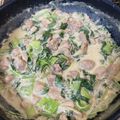 元祖かなごん's cooksnap of when they made 幼児食にも★豚肉と青梗菜のミルク炒め★.